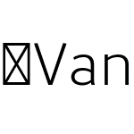 VanSans-LightDEMO