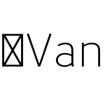 VanSans-Thin