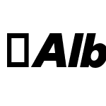 AlbraGrotesk-BlackItalic