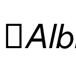 AlbraGrotesk-RegularItalic