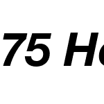 75 Helvetica Bold