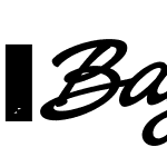 BaystarScript-Bold