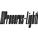 Procerus-LightItalic