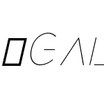 Galactica-ExtralightItalic