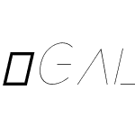 Galactica-ThinItalic