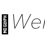 Werksatz-ExtraLightItalic