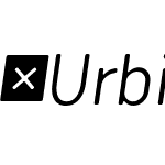 Urbine-LightItalic
