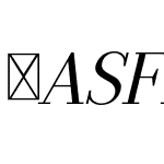 ASFDiana-Italic