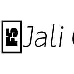 JaliGreek-ExtraLightItalic