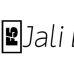 JaliLatin-ExtraLightItalic