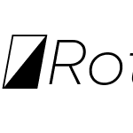 Rothorn-LightItalic