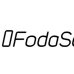 FodaSans-itaRounded