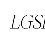 LGSHDavit-ExtraLightItalic