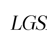 LGSHDavit-Italic