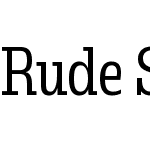 Rude Slab Condensed