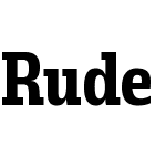 Rude Slab Condensed