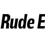 Rude ExtraCondensed