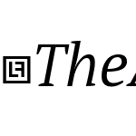 TheAntiquaB-W4SemiLightItalic