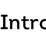 Intro Regular