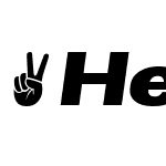 HelonikExtended-HeavyItalic