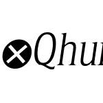 Qhuman-ThinItalic