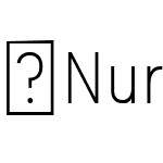 Nure-TextCondensedThin