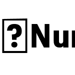 Nure-TextCondensedBold