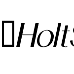 HoltSans-Oblique