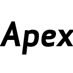 ApexSansBoldItalicT