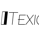 TexicaliAltSC-ThinItalic