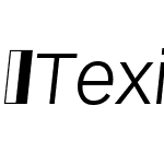 TexicaliAltX-LightItalic