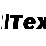 TexicaliAltX-BlackItalic