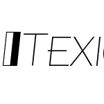 TexicaliAltS-ThinItalic