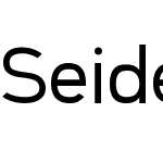 Seiden_Sans_Light