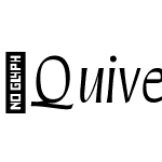 QuiverleafCF-ExtraBoldItalic