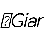 Gianesans-Italic