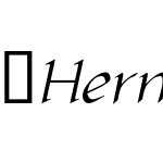 Hermainita-Italic