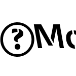 ModalStencil-SemiboldBackslant