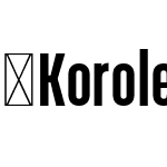 KorolevCompAlts-ExtraBold