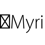MyriadHebrew-Light