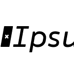 IpsumSans-500Italic