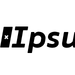 IpsumSans-700Italic