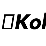 Kole-BlackOblique