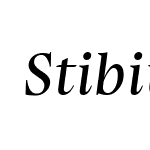 Stibium-Italic