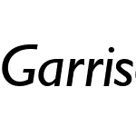 Garrison Light Sans