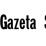 Gazeta Sans Serif