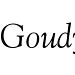 Goudy Old Style