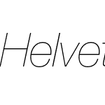 Helvetica Neue