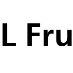 L Frutiger Light