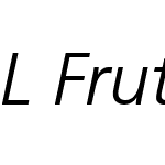 L Frutiger Light